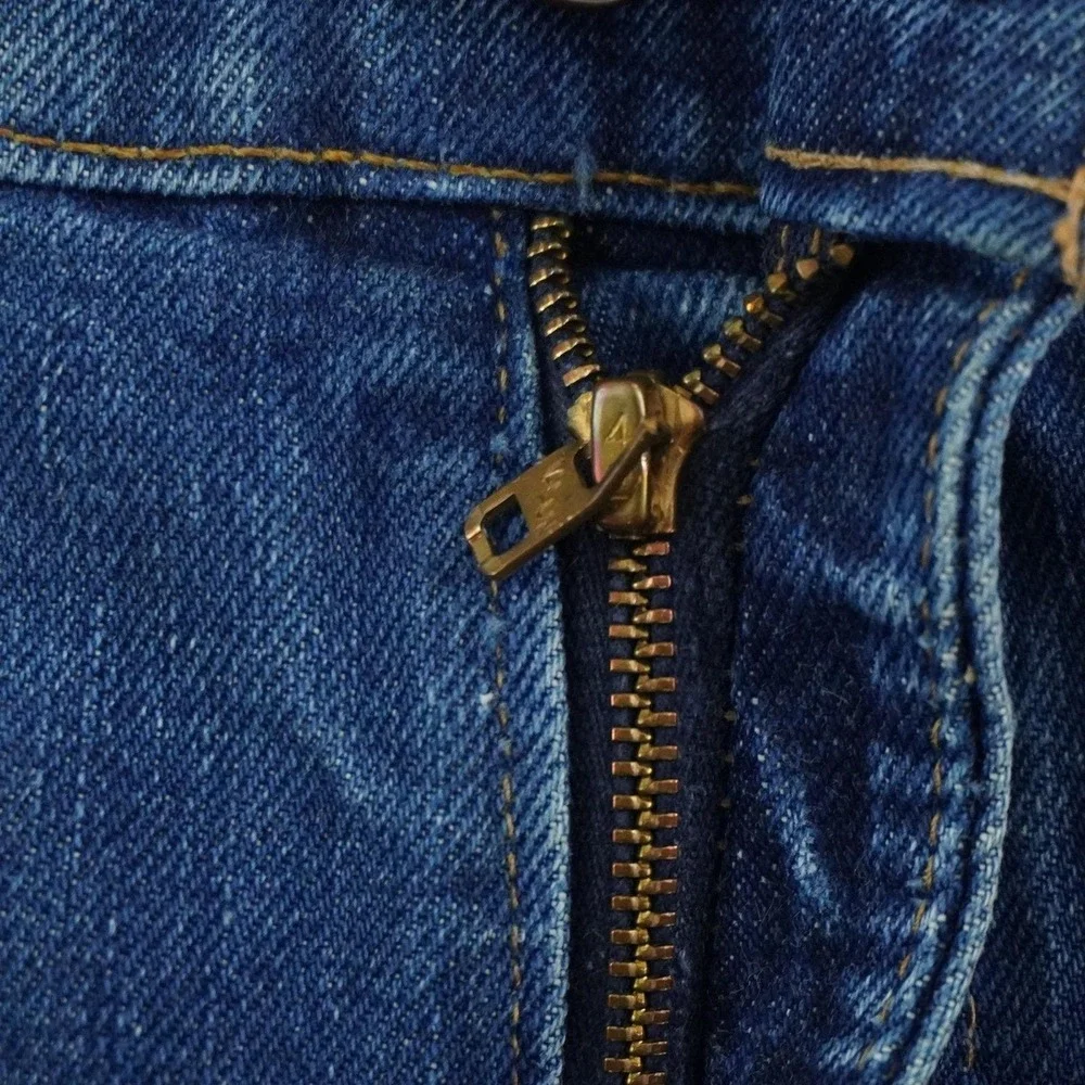 Levi's 505 Jeans Mens 35x31 Blue Vintage 70s Single Stitch Talon 42 Zipper